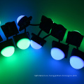 luz de la decoración del led para el hogar de cubierta blanco lechoso impermeable de la diversión WS2801 lámpara de pixeles del RGB LED digital de 50m m